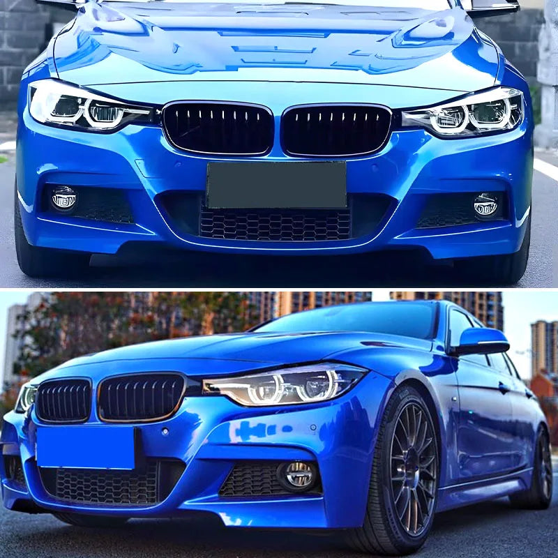 Gloss Black Front Kidney Grille Grill for-BMW 3 Series F30 F31 F35 2012-2018