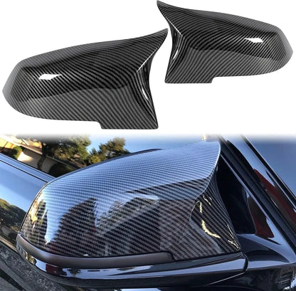 2PCS Rearview Wing Mirror Cover Caps For BMW F Series (2014-2018) - Carbon Fiber