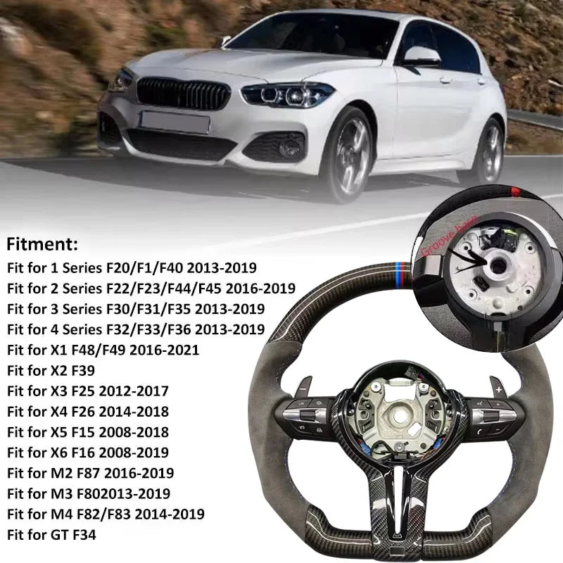 BMW F Series Carbon Fiber Performance Steering Wheel