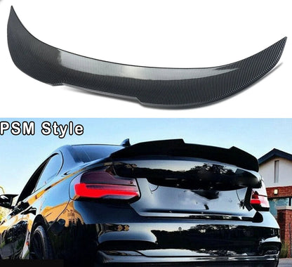 BMW Carbon Fiber Look Rear Spoiler for F22/F87 (2014-2021)